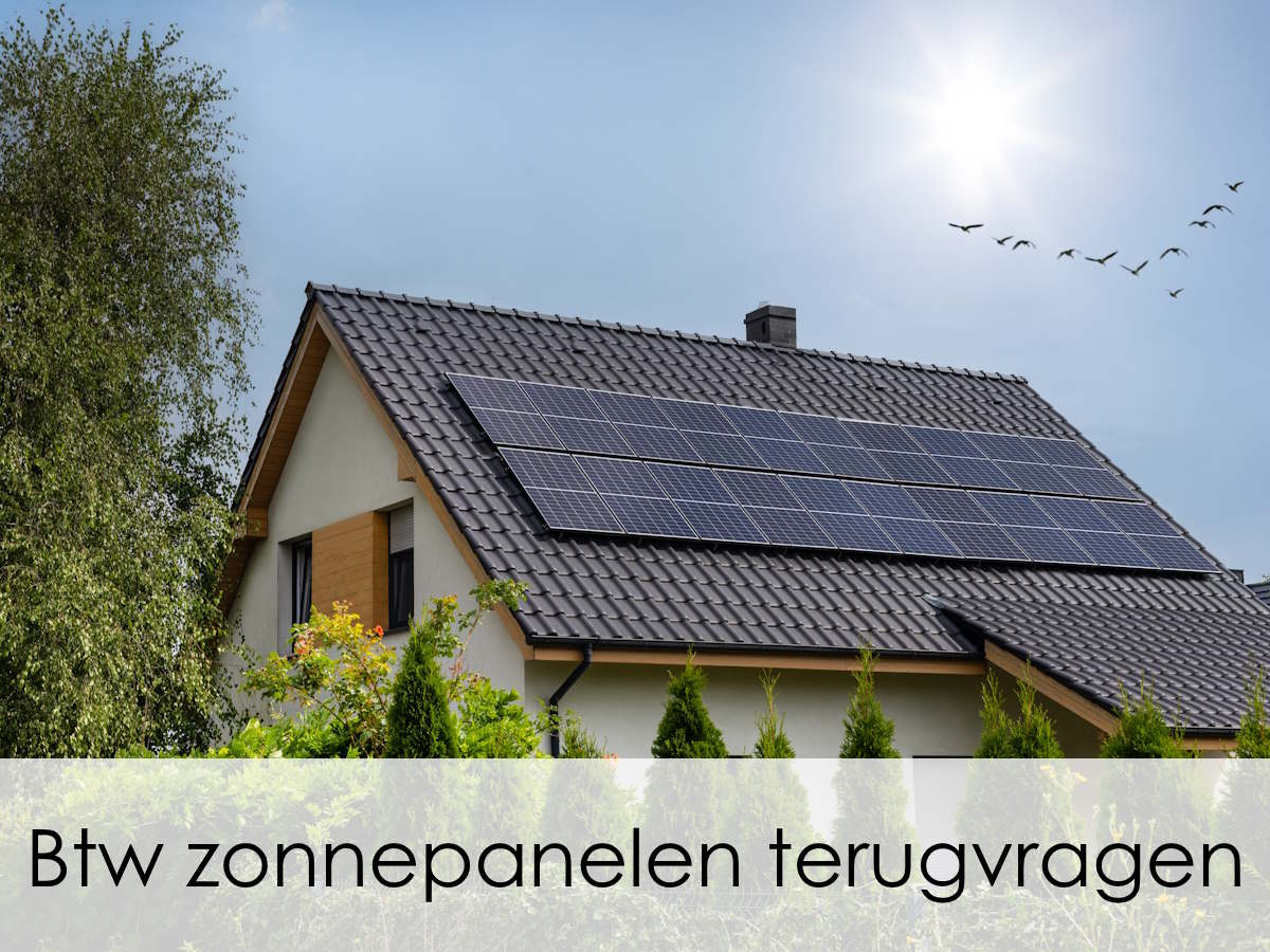 btw zonnepanelen terugvragen