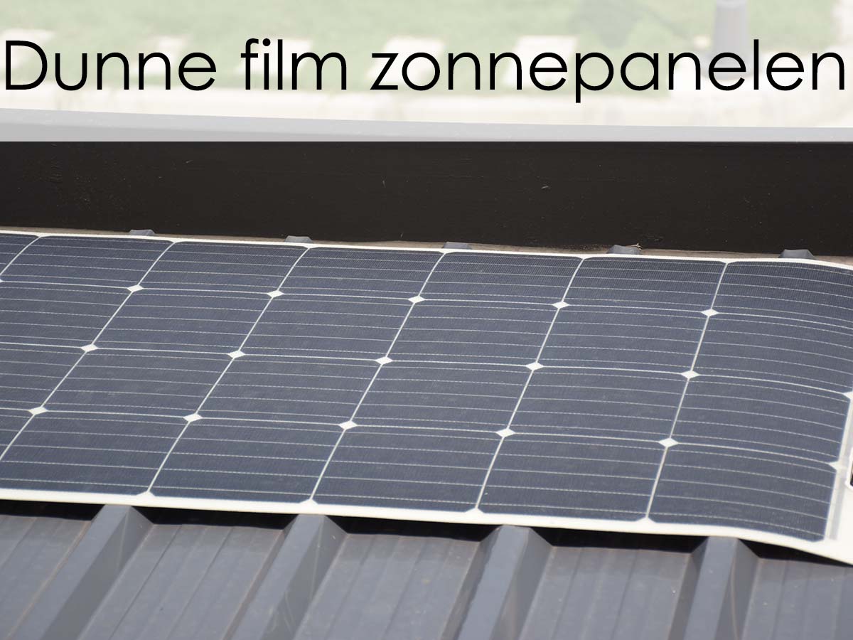 dunne film zonnepanelen