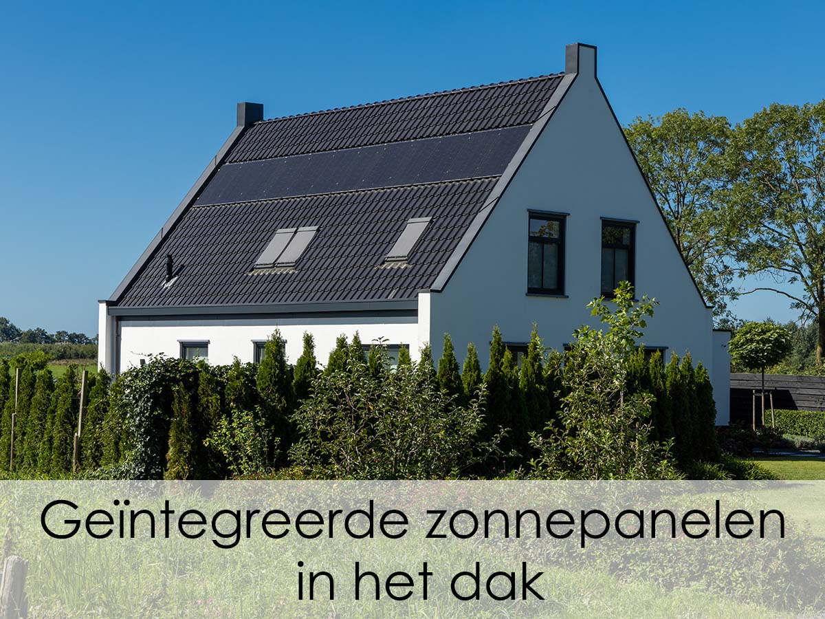 Zonnepanelen in het dak