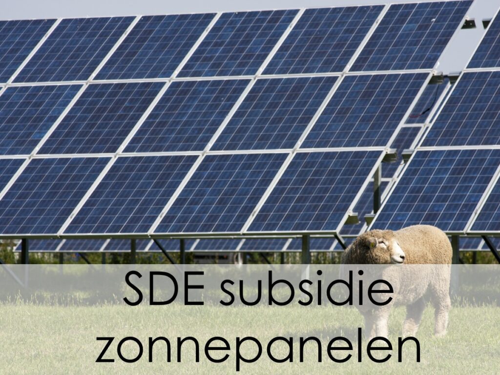 SDE subsidie zonnepanelen Voorwaarden en aanvragen 2024
