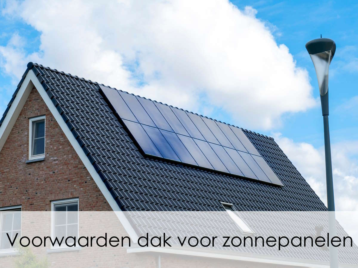 Zonnepanelen in het dak